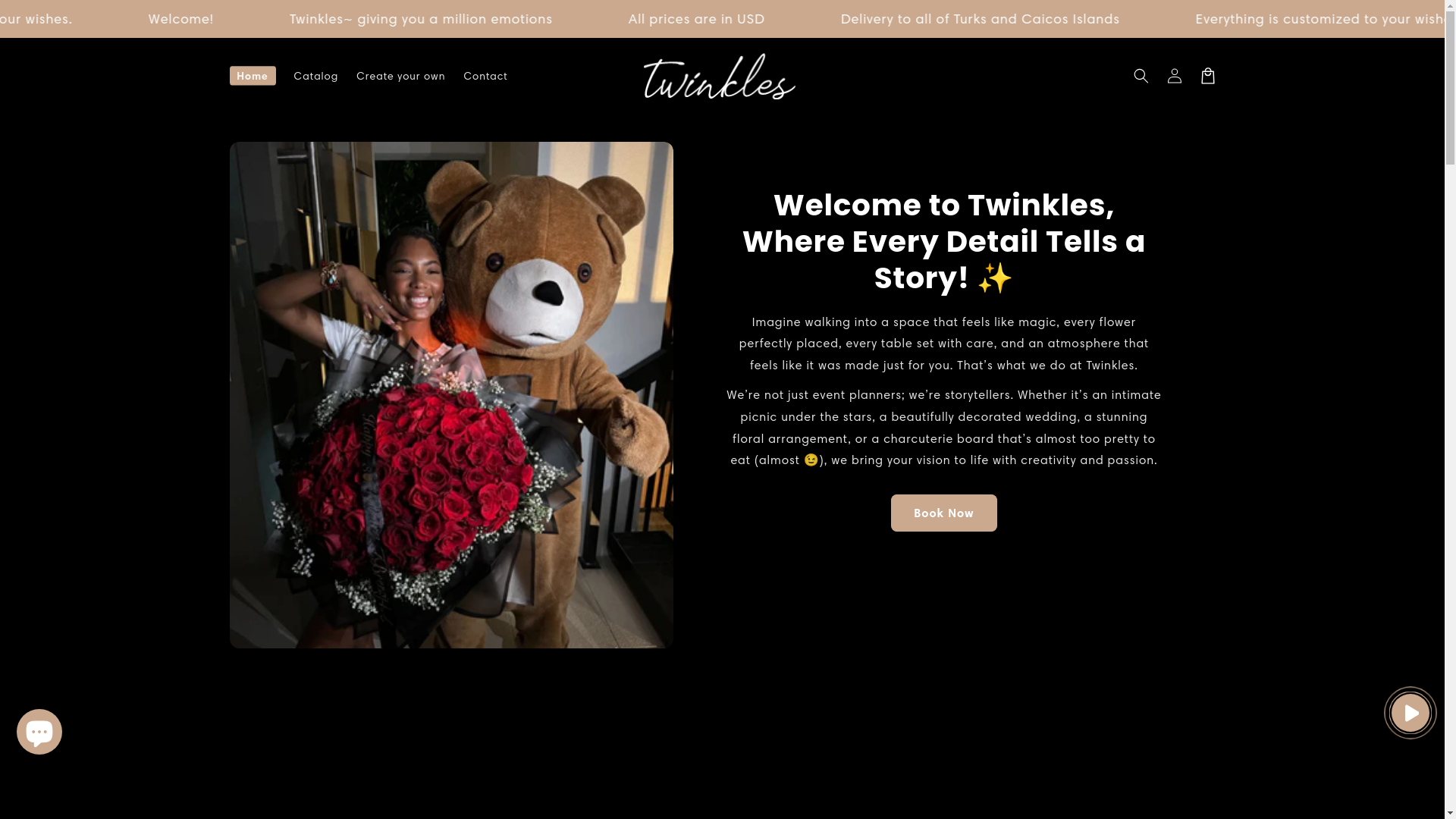 website screenshot of https://tcitwinkles.com/