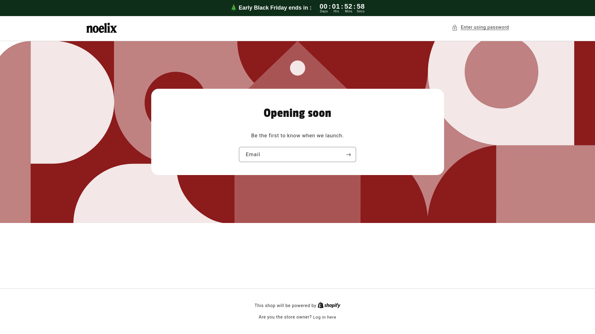 website screenshot of https://noelixstore.com/