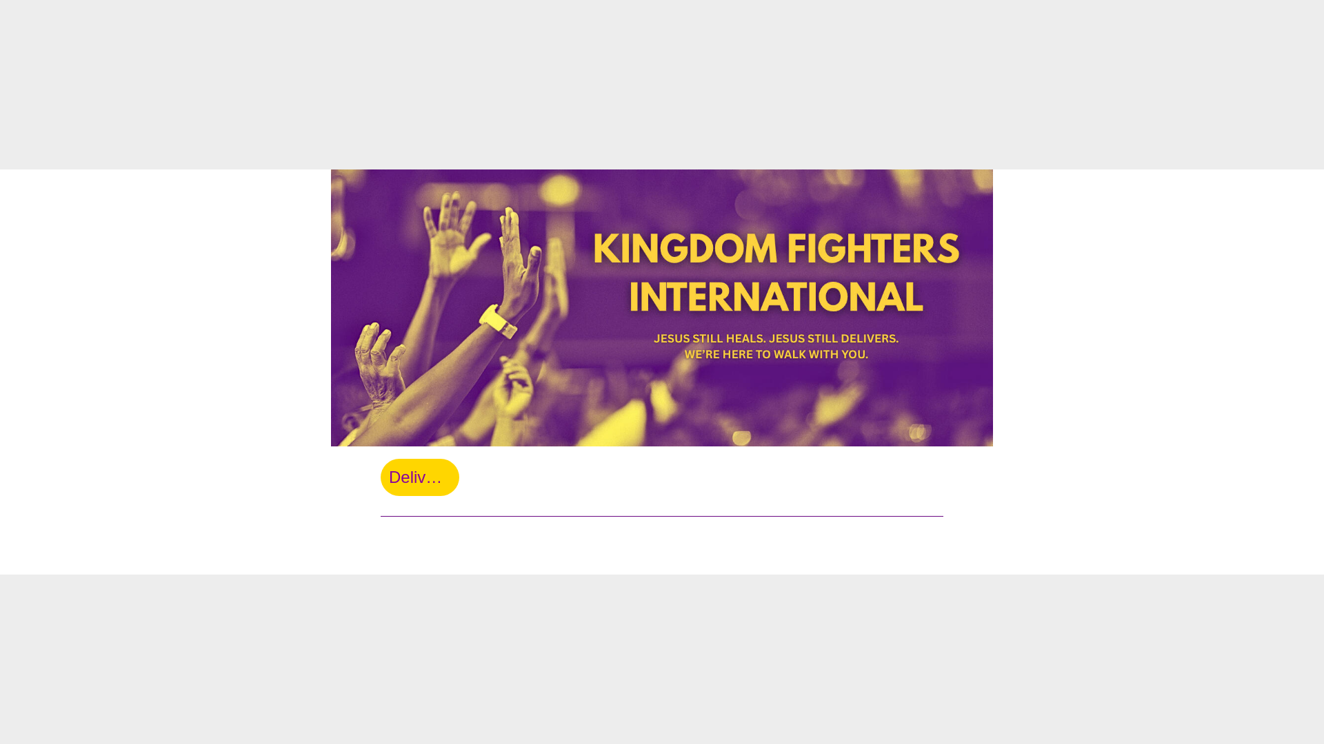 website screenshot of https://kingdomfighters.org/
