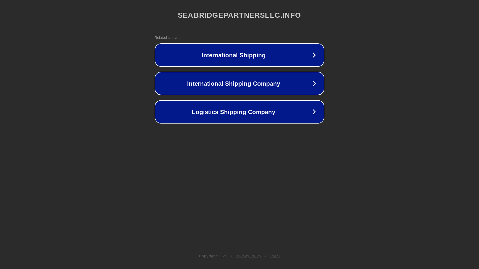 website screenshot of https://seabridgepartnersllc.info/