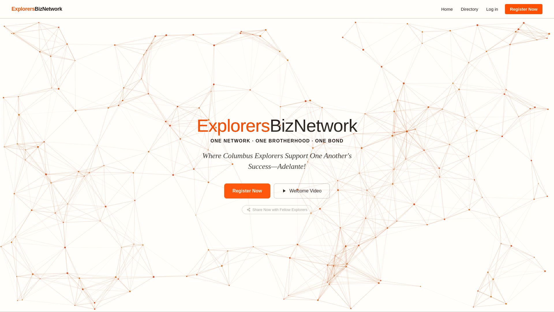 website screenshot of https://explorers-biz-network.pages.dev/