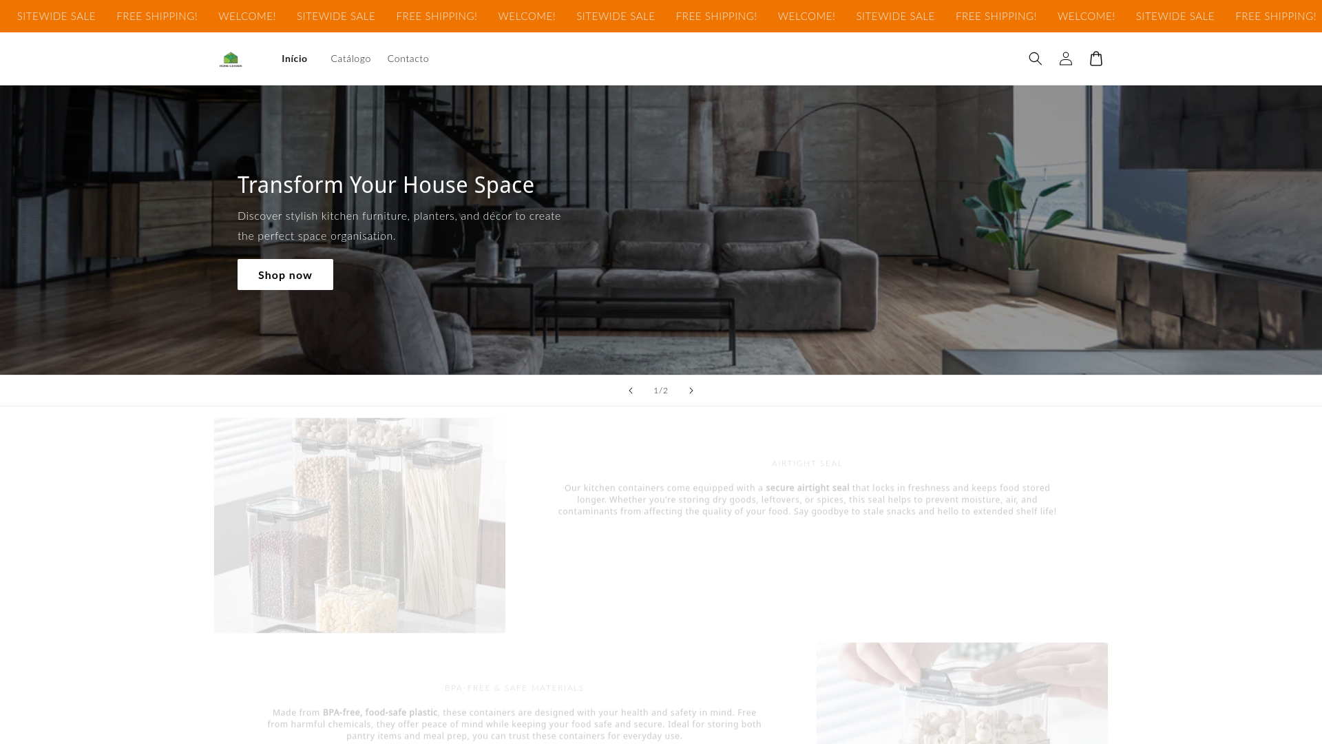 website screenshot of https://aquajetwash.store