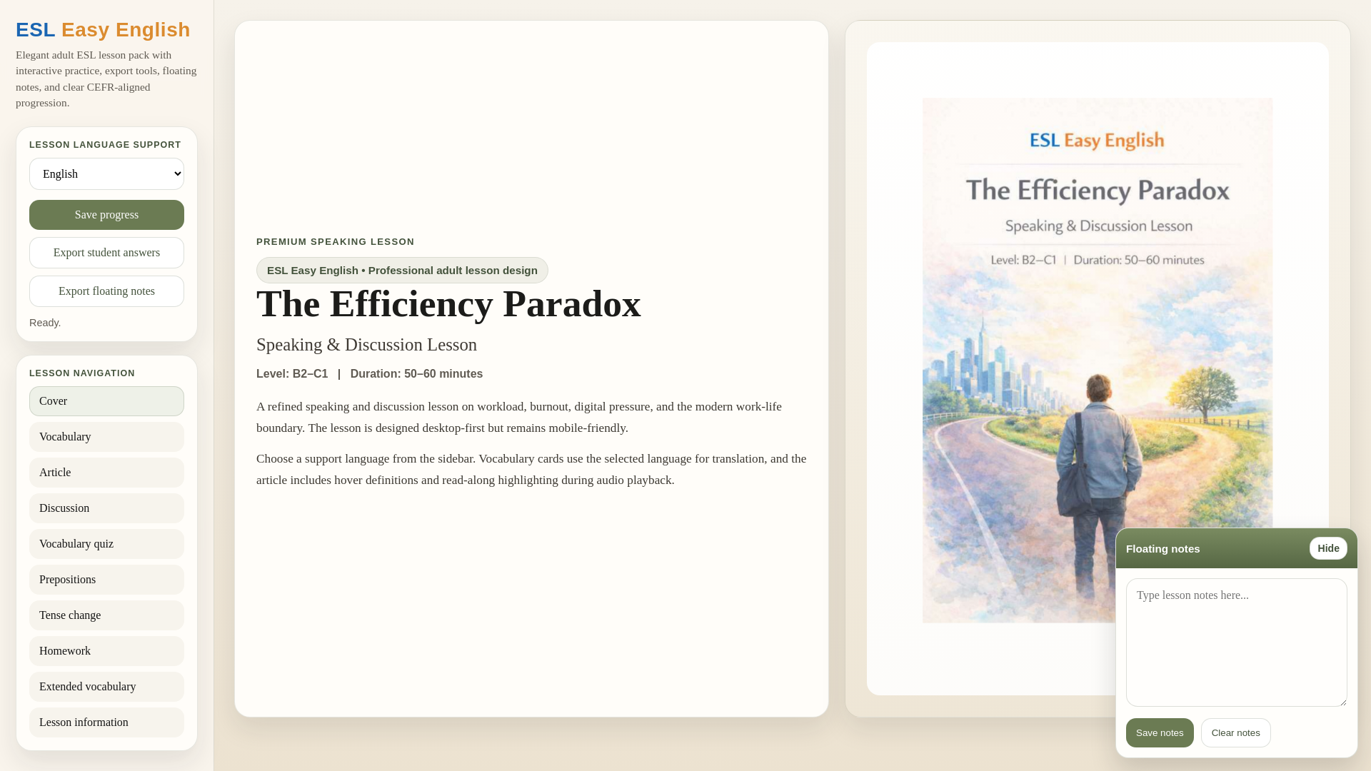 website screenshot of https://efficiencyparadoxb2.pages.dev/