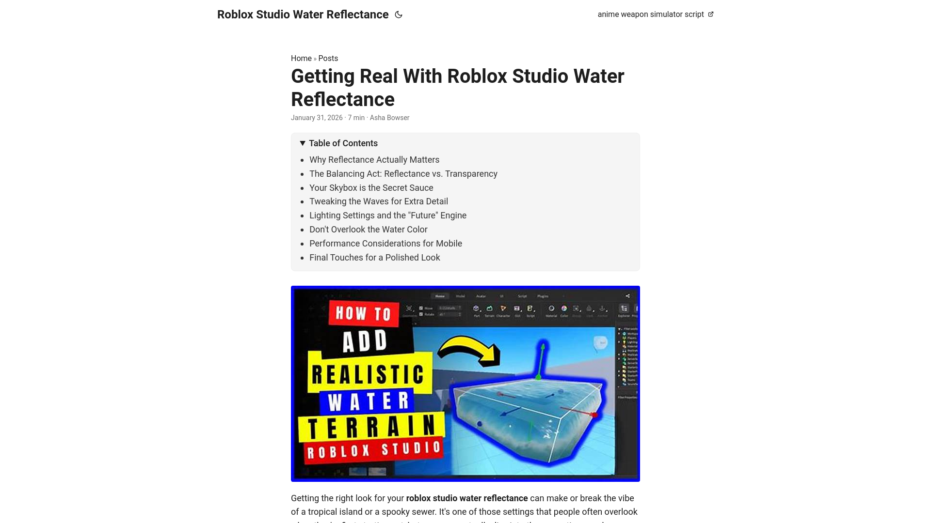 website screenshot of https://roblox-studio-water-reflectance.pages.dev/