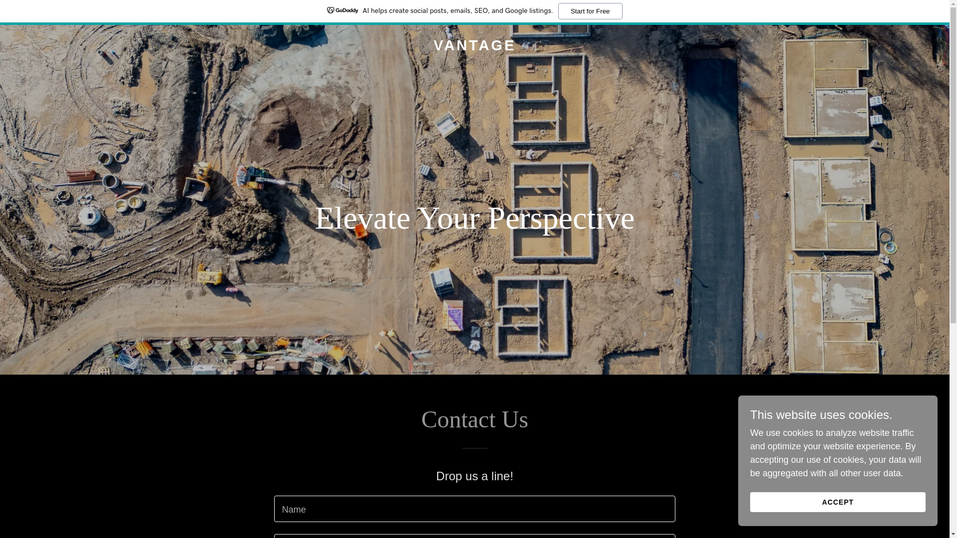 website screenshot of https://vantageflying.com/