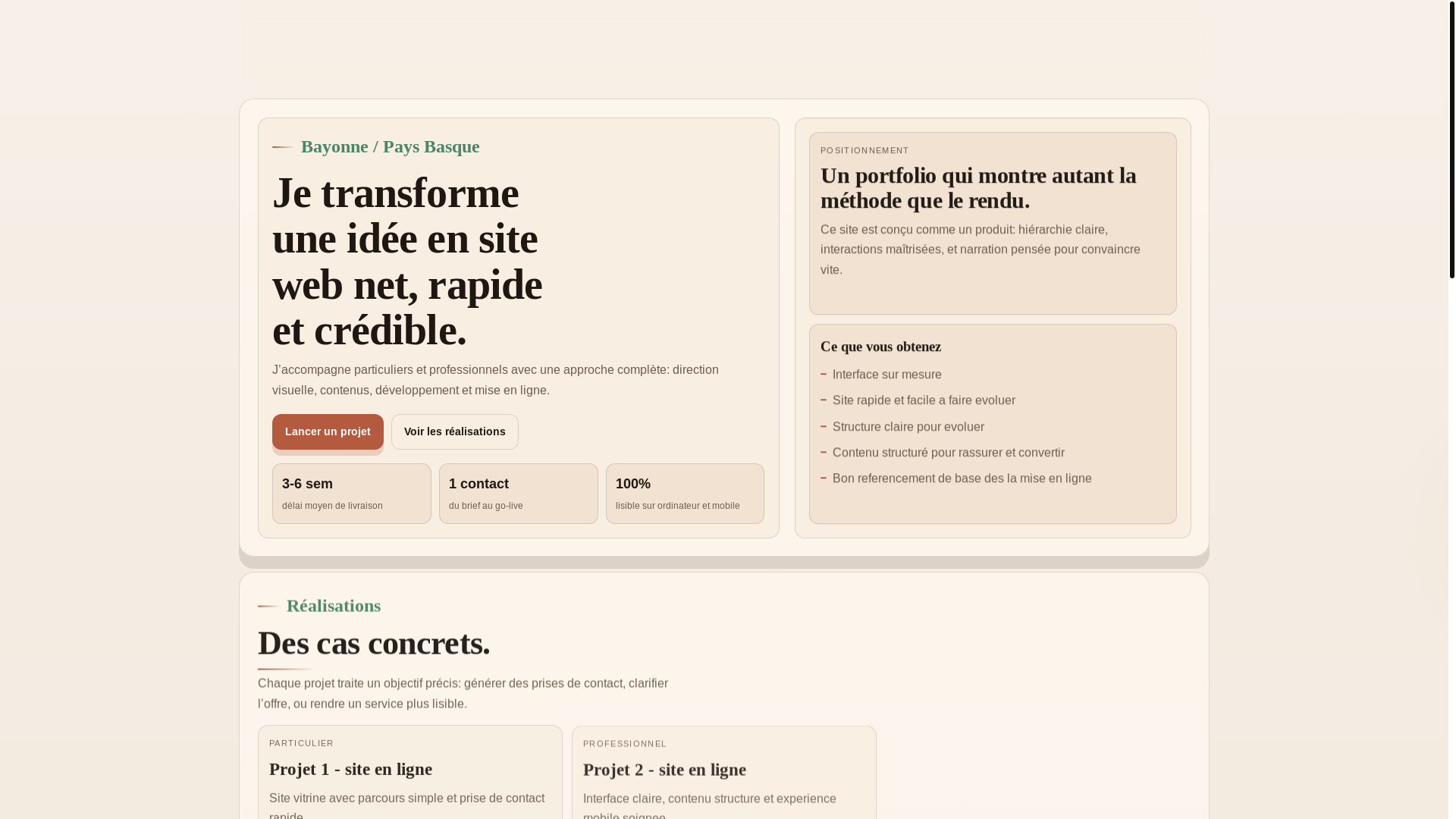 website screenshot of https://dylan-elissalde.fr/