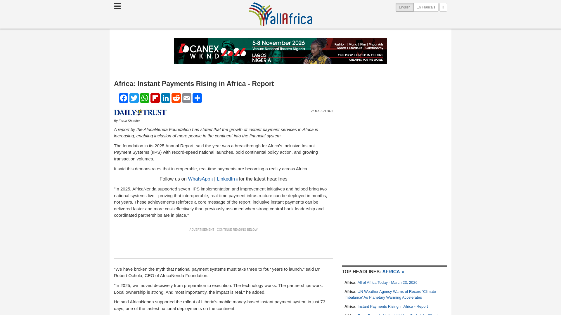 website screenshot of https://allafrica.com/stories/202603230103.html