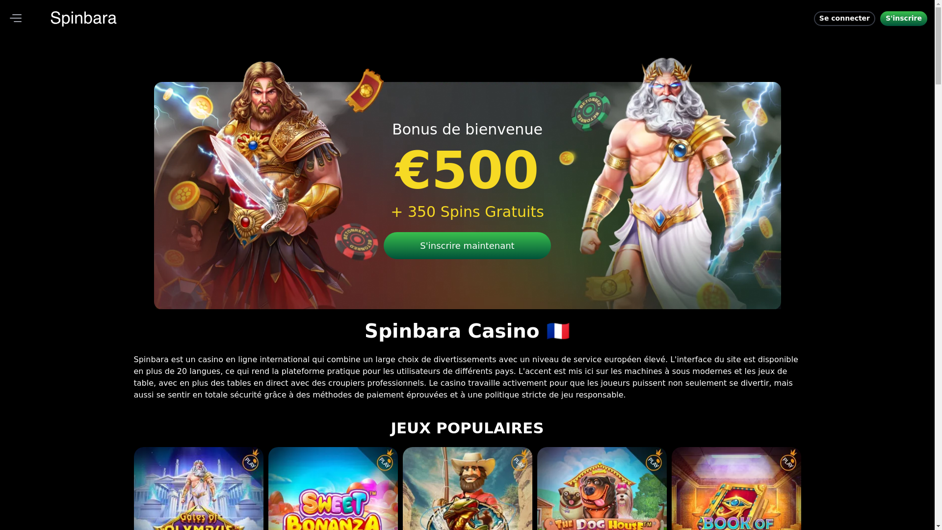 website screenshot of https://spinbara-fr.pages.dev/