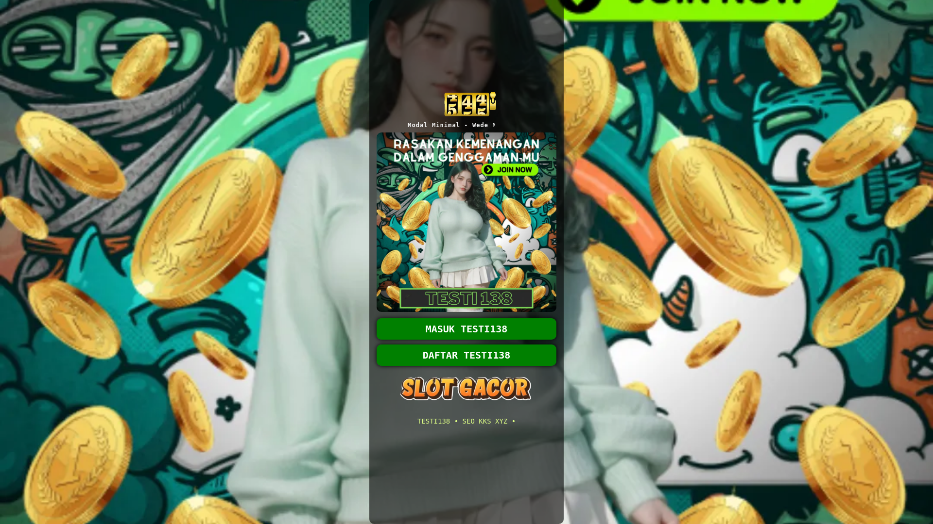 website screenshot of https://testi138gratis.pages.dev/