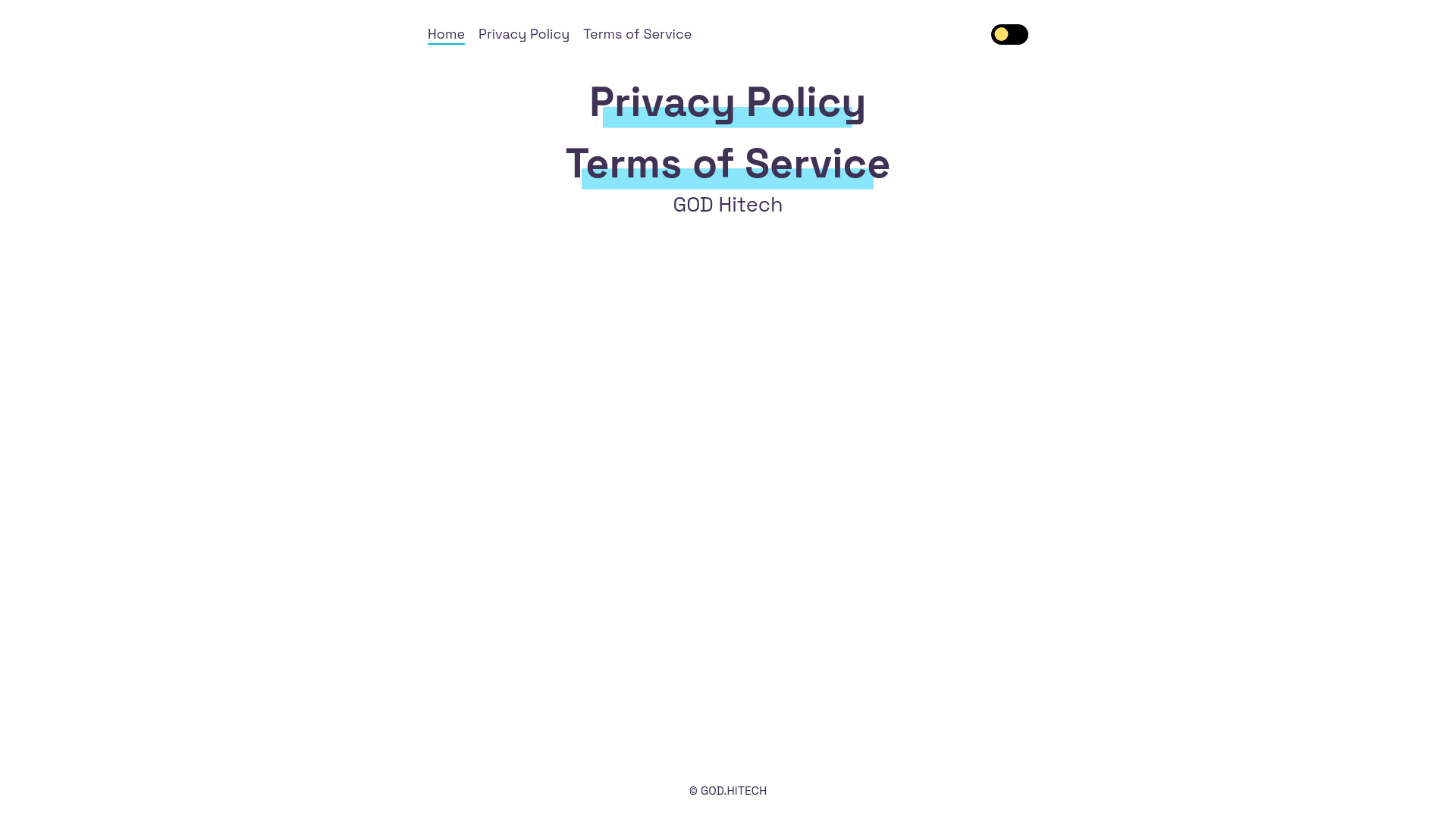 website screenshot of https://g2t-privacy-policy.pages.dev/