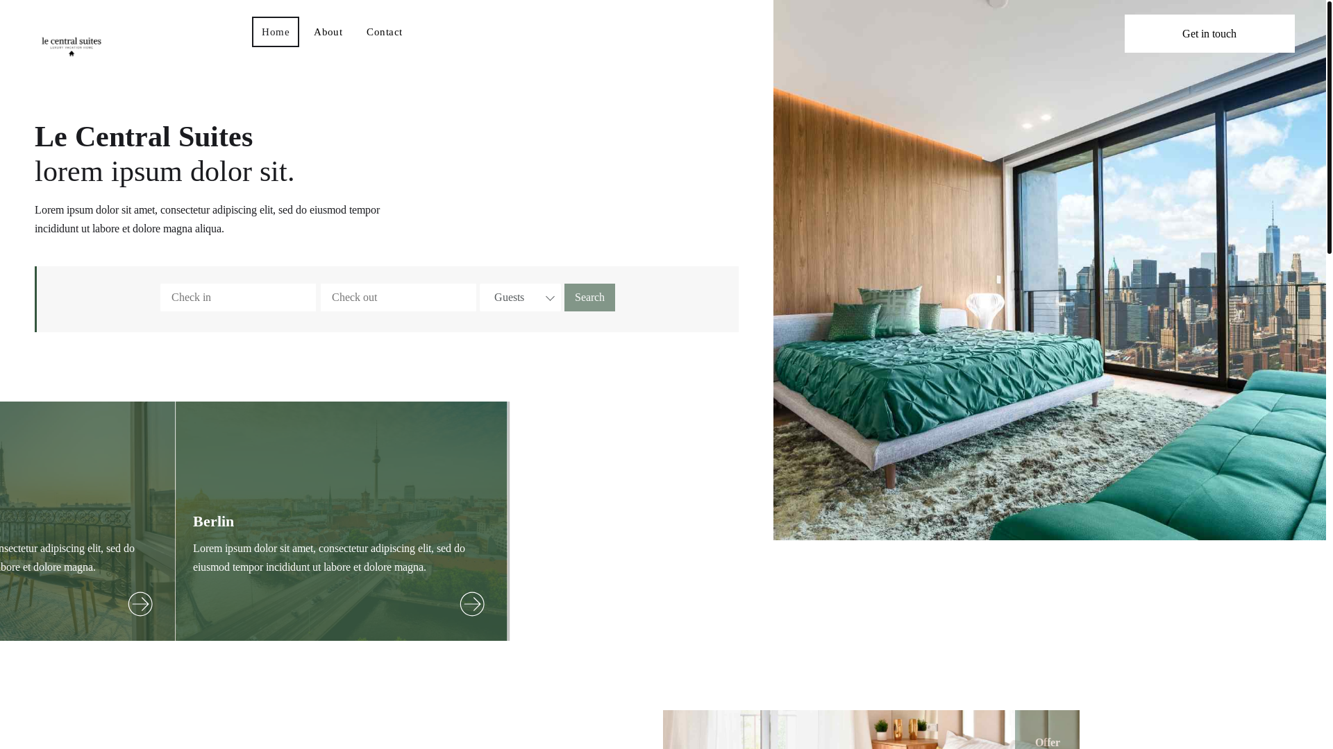 website screenshot of https://lecentralhnd.com/