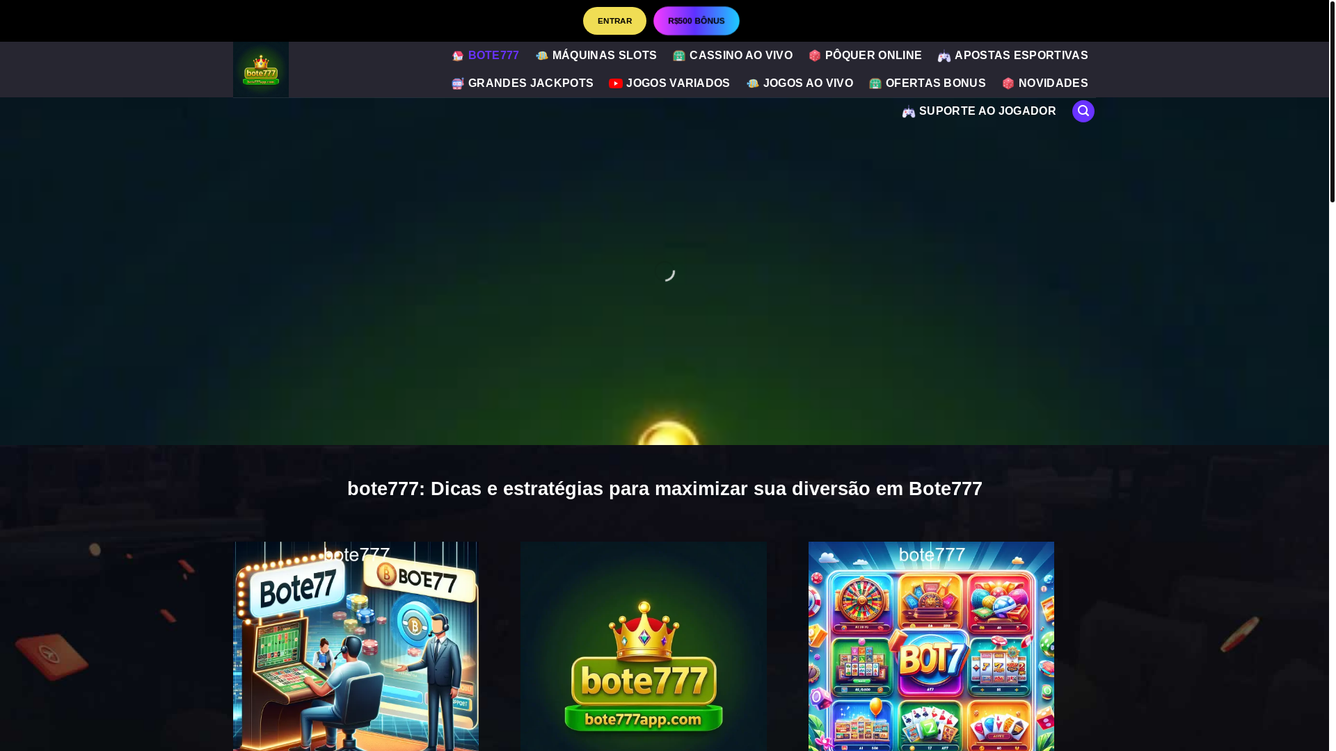 website screenshot of https://bote777app.com/