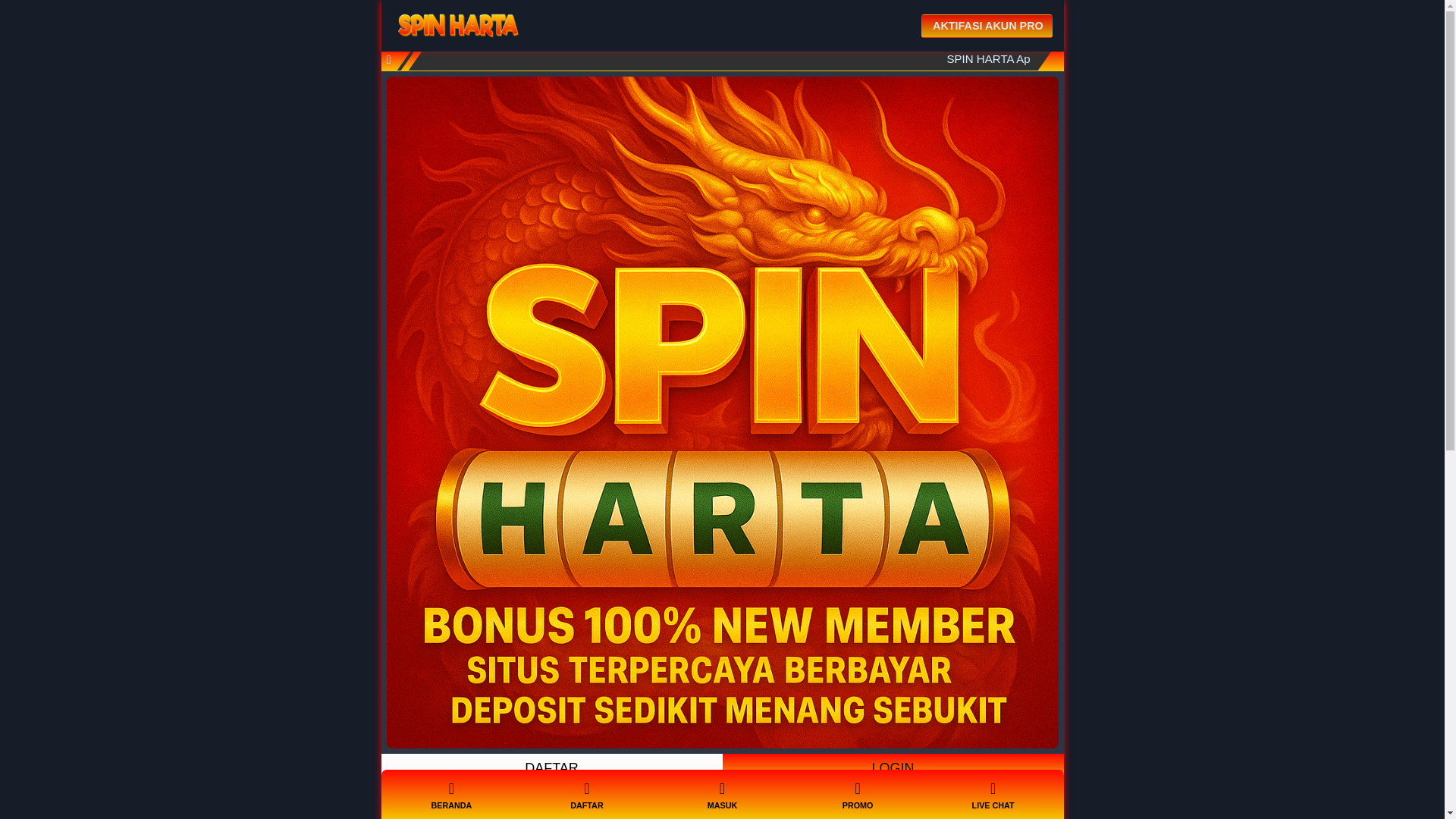 website screenshot of https://dwp-unila-spin-harta.pages.dev/