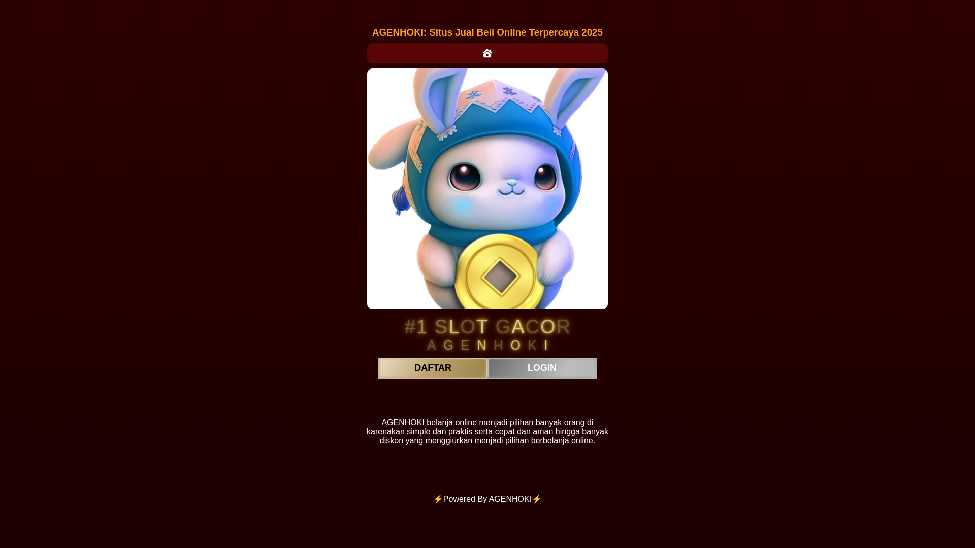website screenshot of https://agenhoki-jualbelikomputerbekasjakarta.pages.dev/