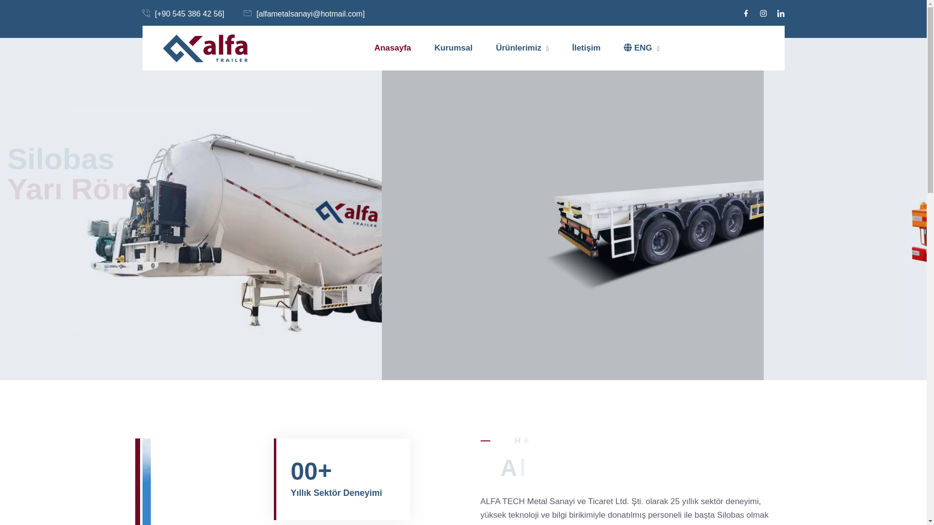 website screenshot of https://alfatechtrailer.com.tr/