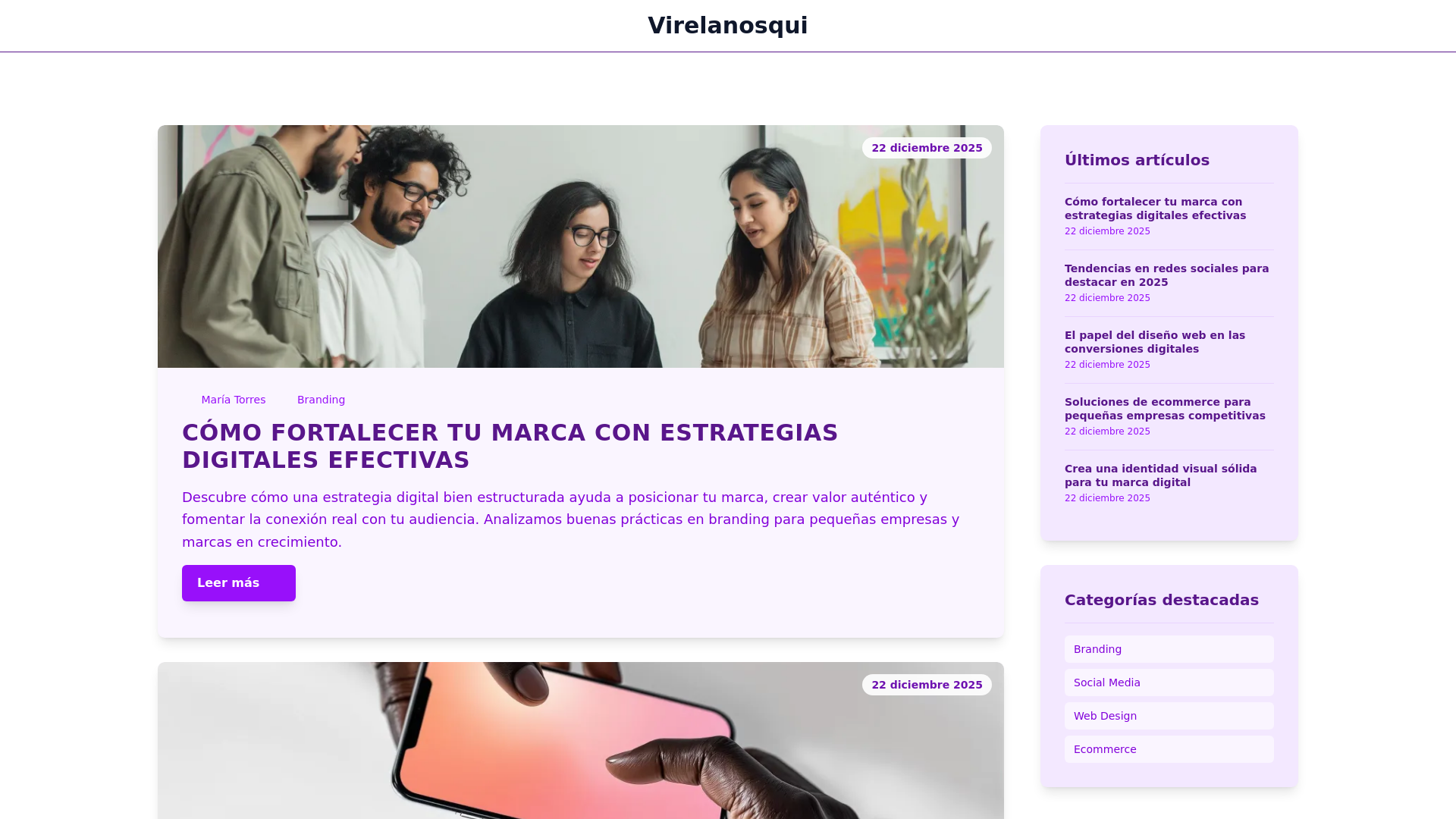 website screenshot of https://virelanosqui.world