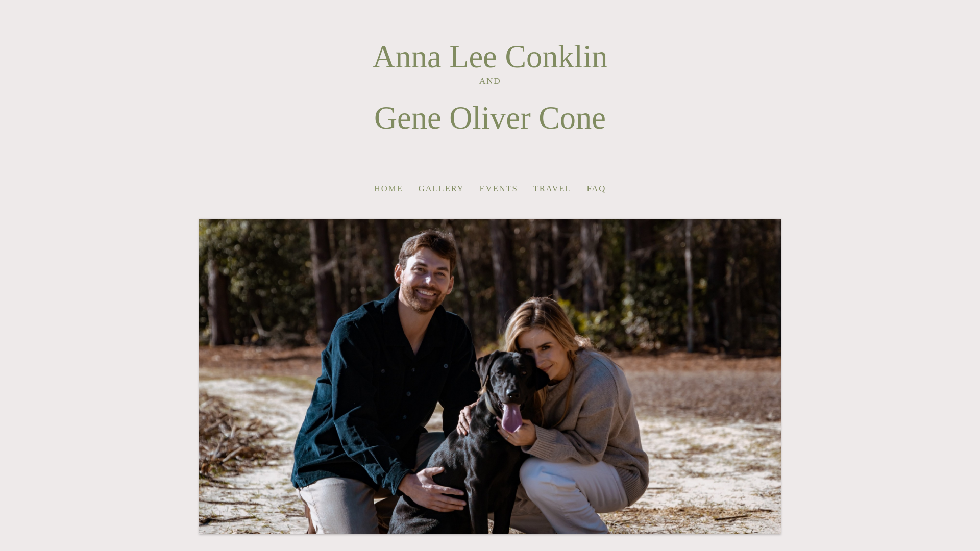 website screenshot of https://annaandgene.com/