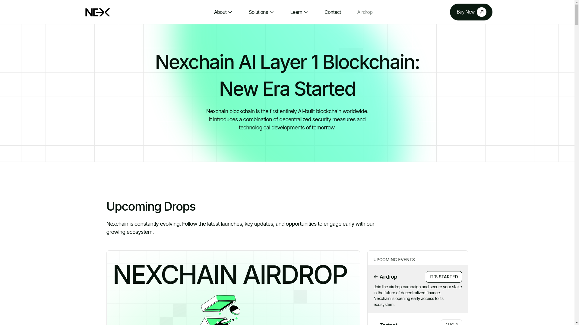 website screenshot of https://nexchainai.vip/