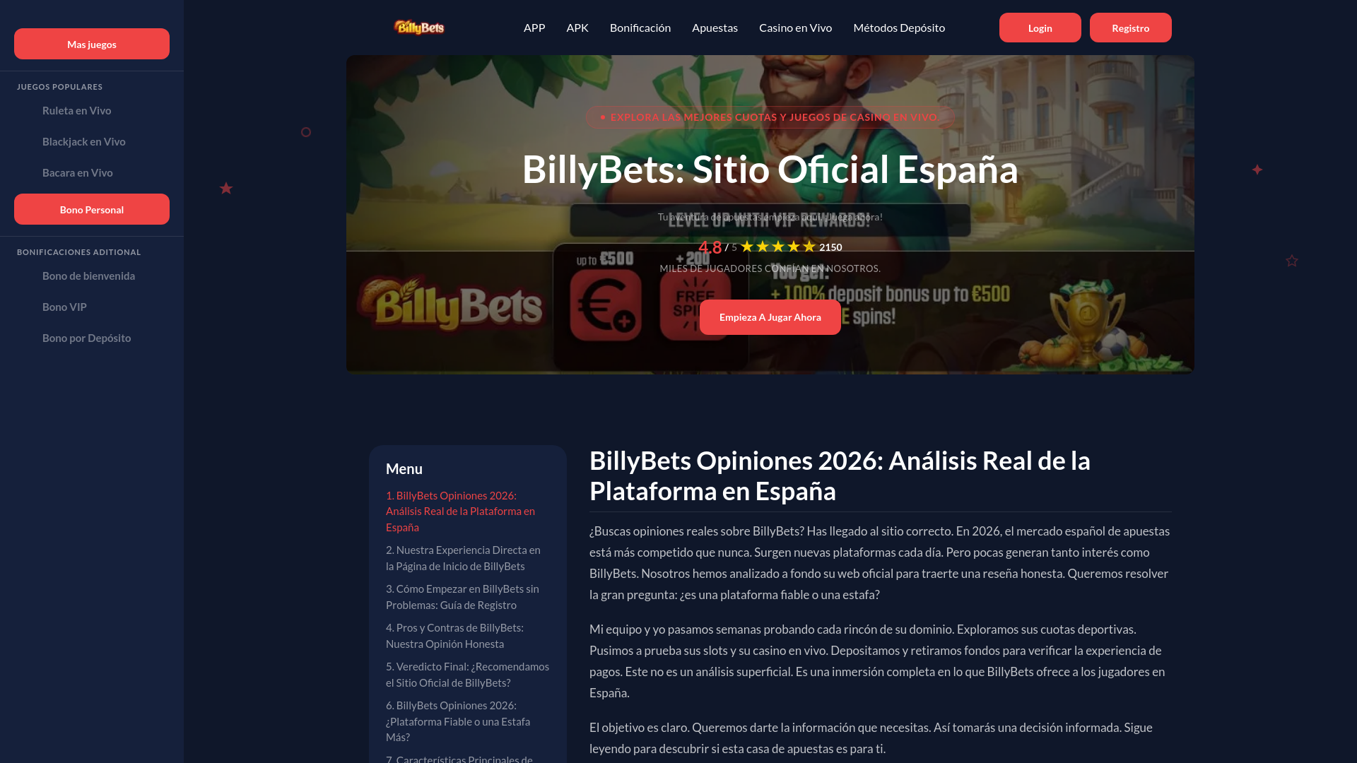 website screenshot of https://billy-bets-es.com/
