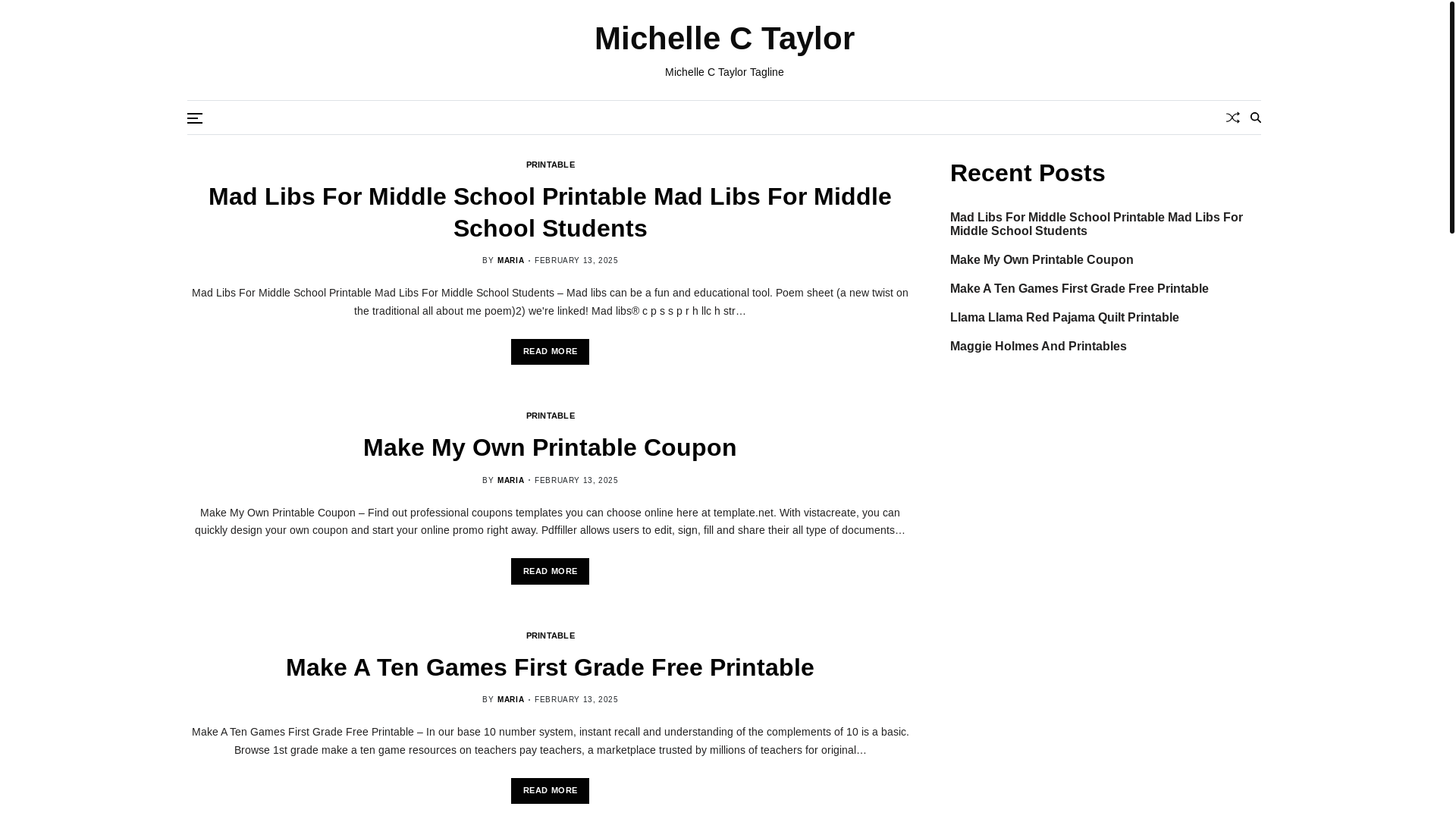 website screenshot of https://michellectaylorl.pages.dev/