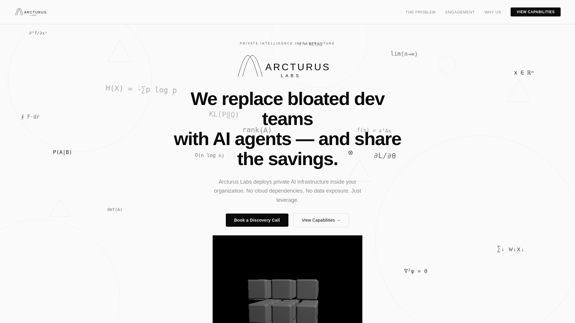 website screenshot of https://arcturuslabs.pages.dev/