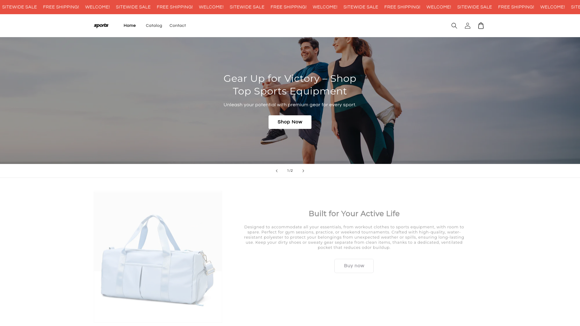 website screenshot of https://peakformsupplyuk.store/