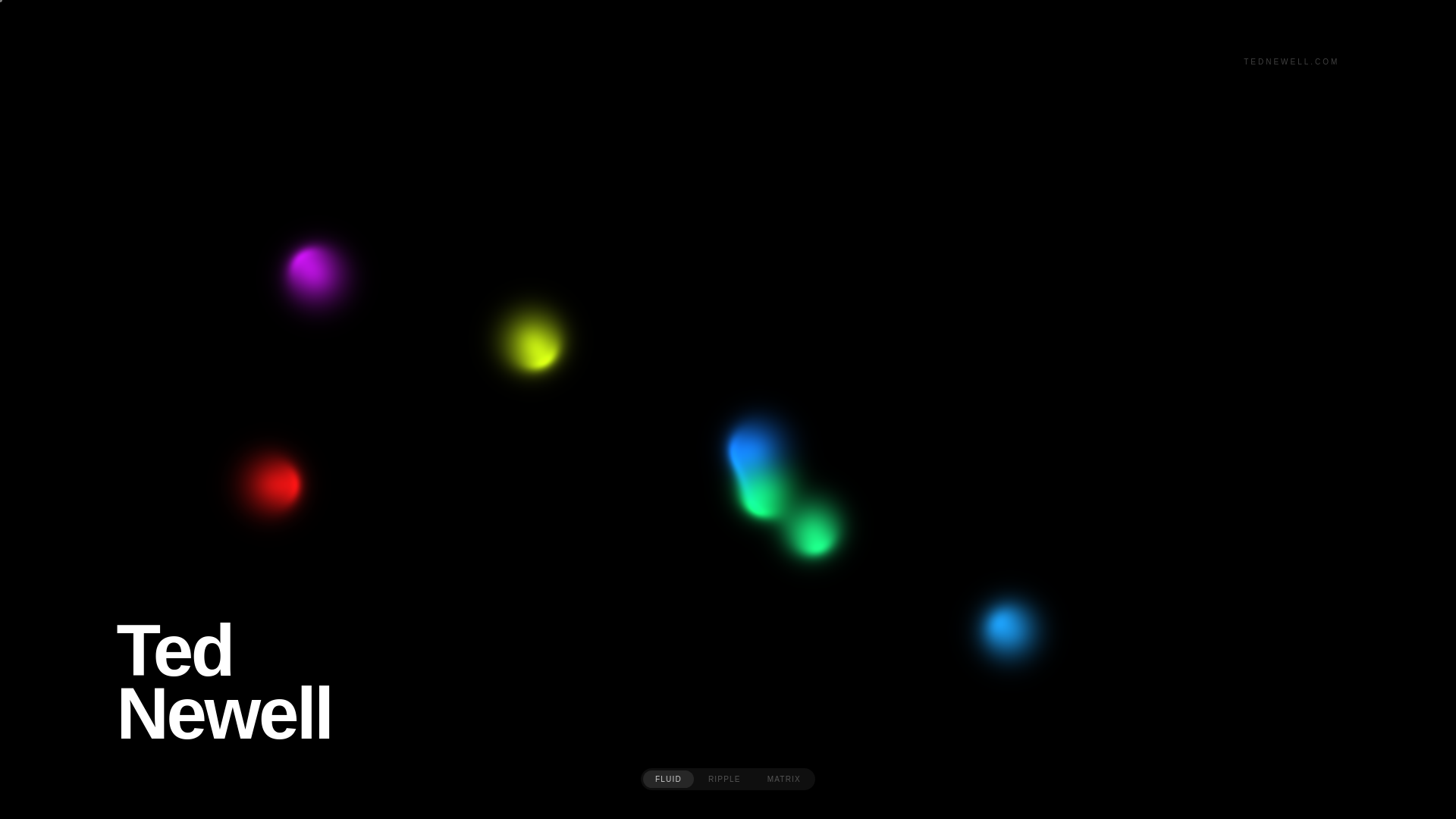 website screenshot of https://tednewell.pages.dev/