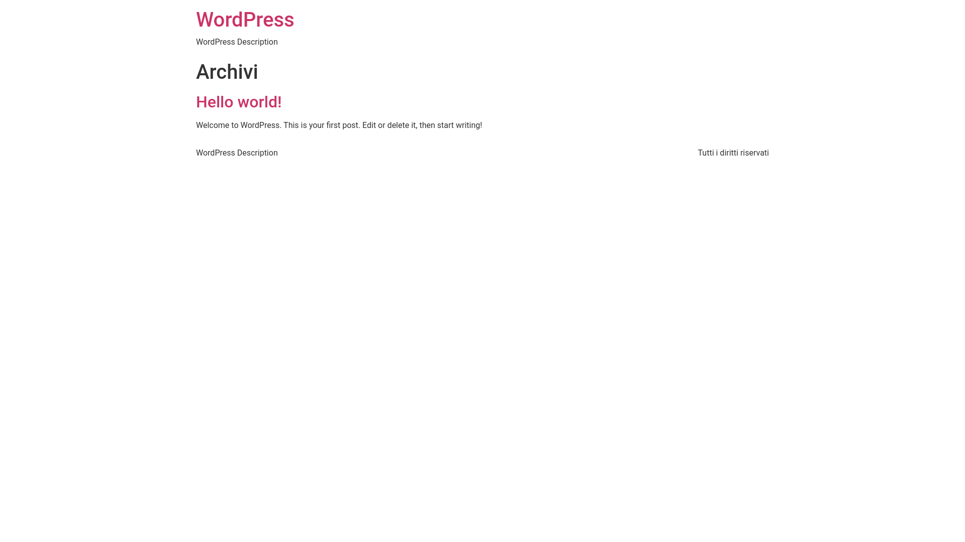 website screenshot of https://naturalmenteunica.it