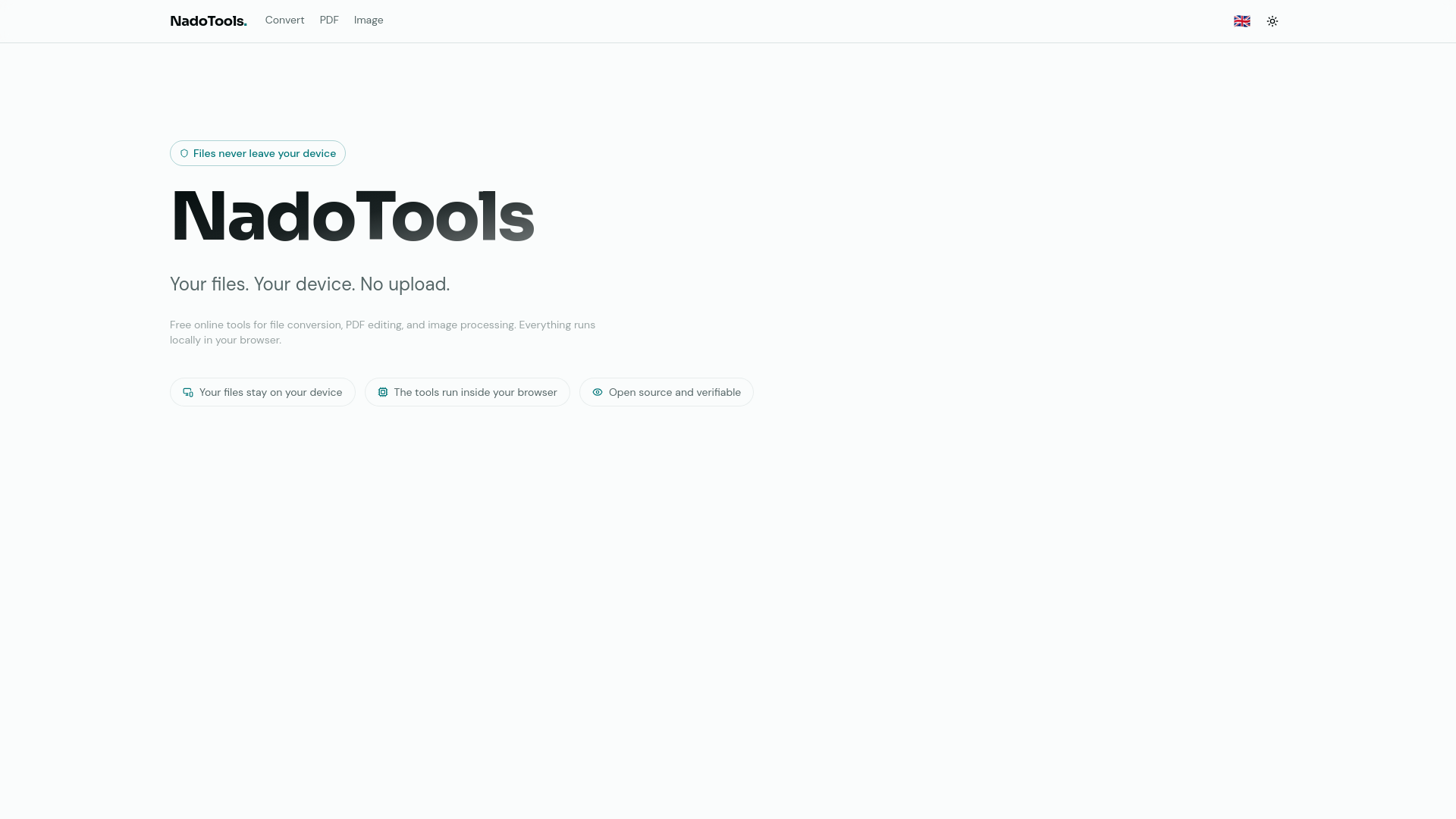 website screenshot of https://nadotools.pages.dev/