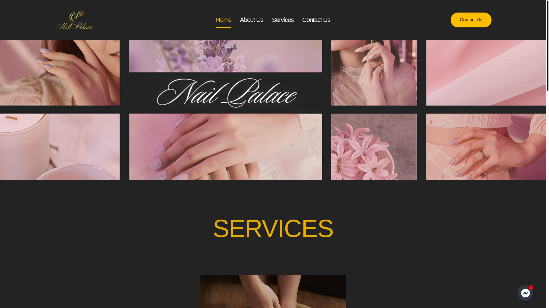 website screenshot of https://nailpalaceny.com/