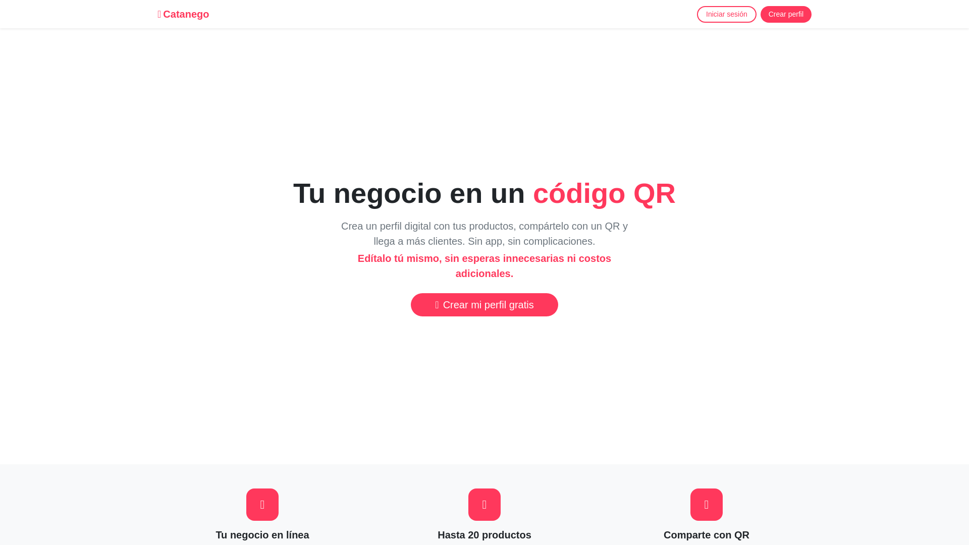 website screenshot of https://catanego.com/