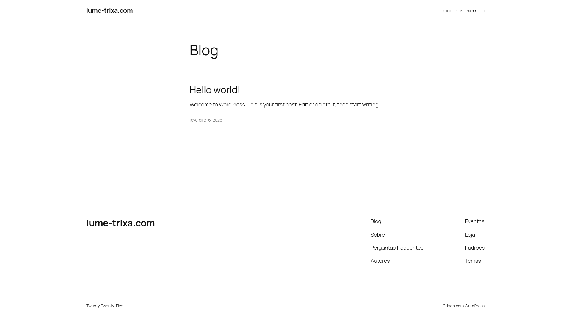 website screenshot of https://lume-trixa.com/