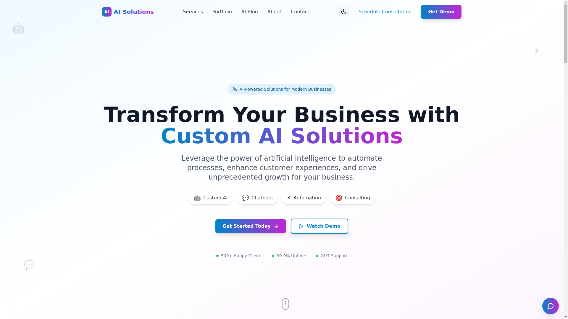 website screenshot of https://landingpage-6p3.pages.dev/