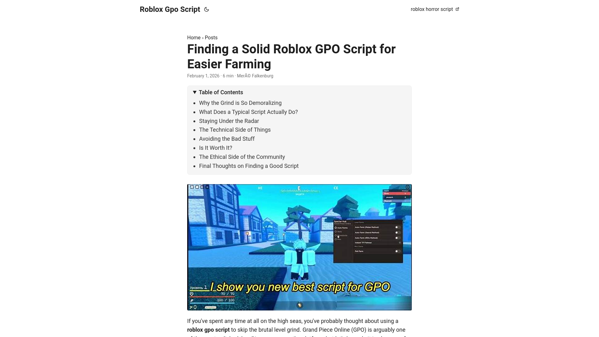 website screenshot of https://roblox-gpo-script.pages.dev/