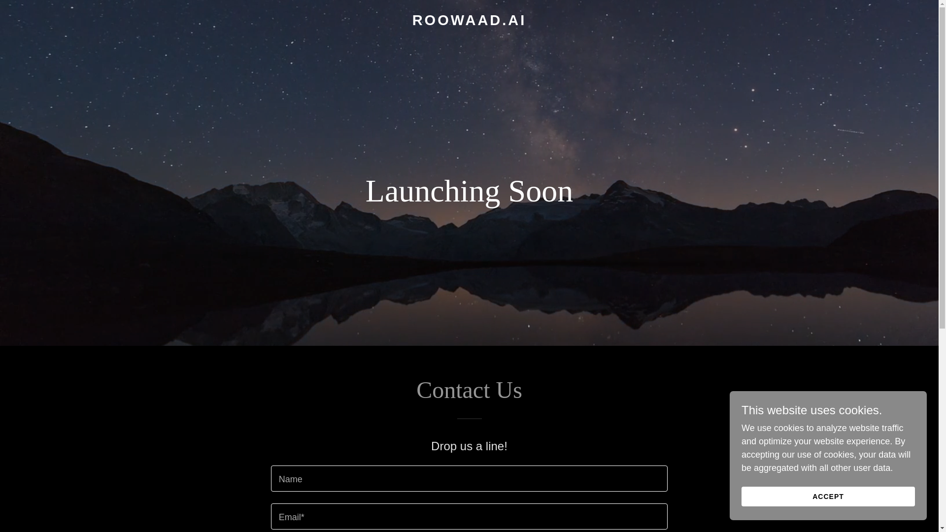 website screenshot of https://roowaad.ai/