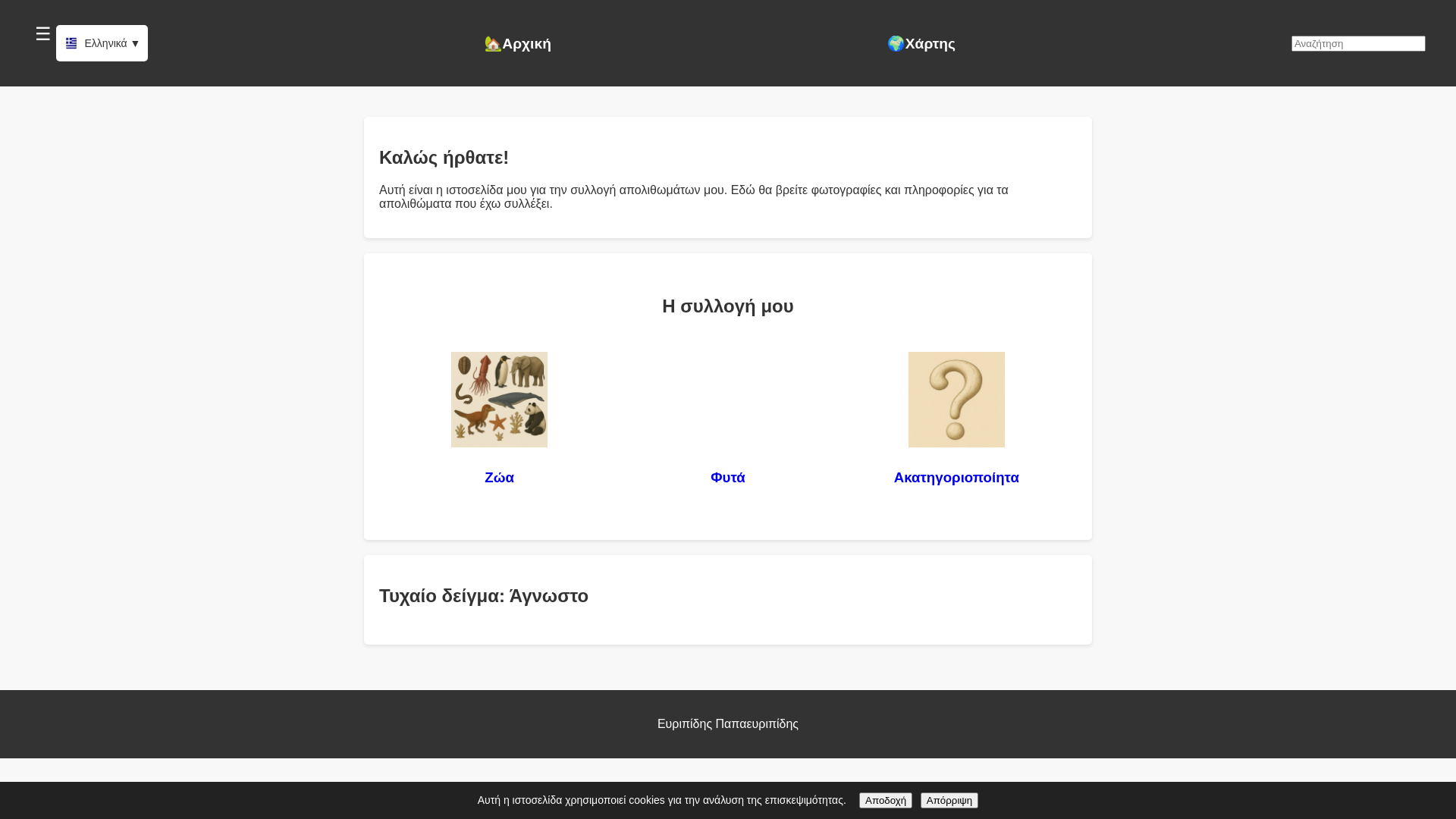 website screenshot of https://apolithomata.com/