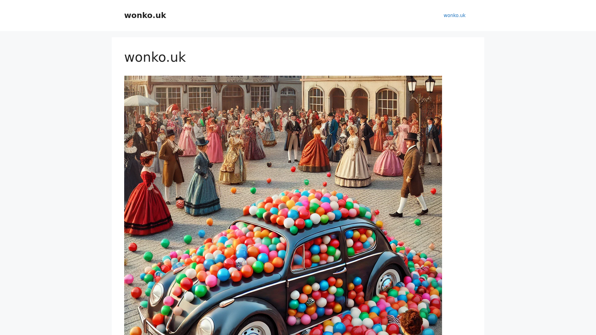website screenshot of https://wonko.uk/