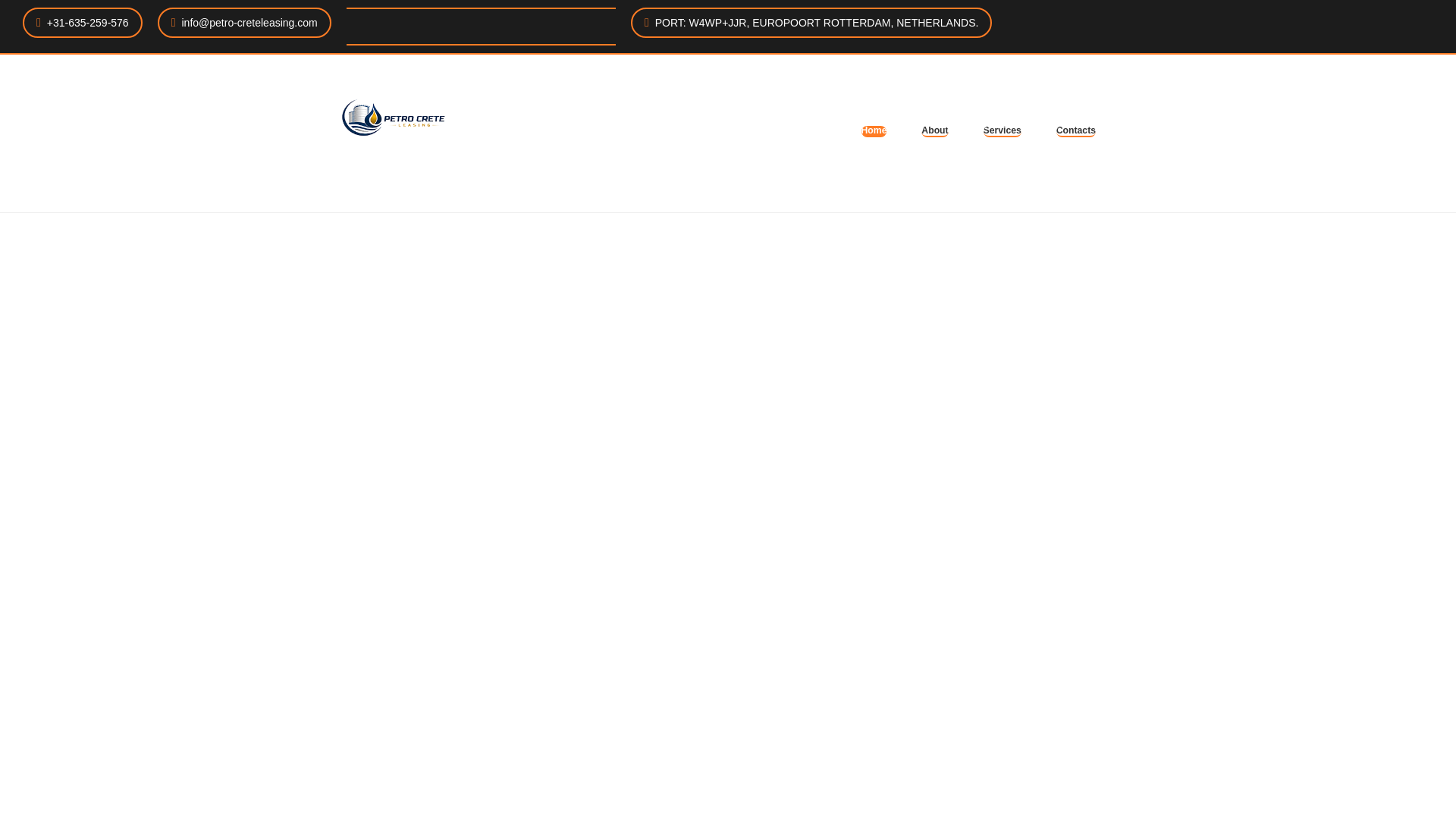 website screenshot of https://petro-creteleasing.com/