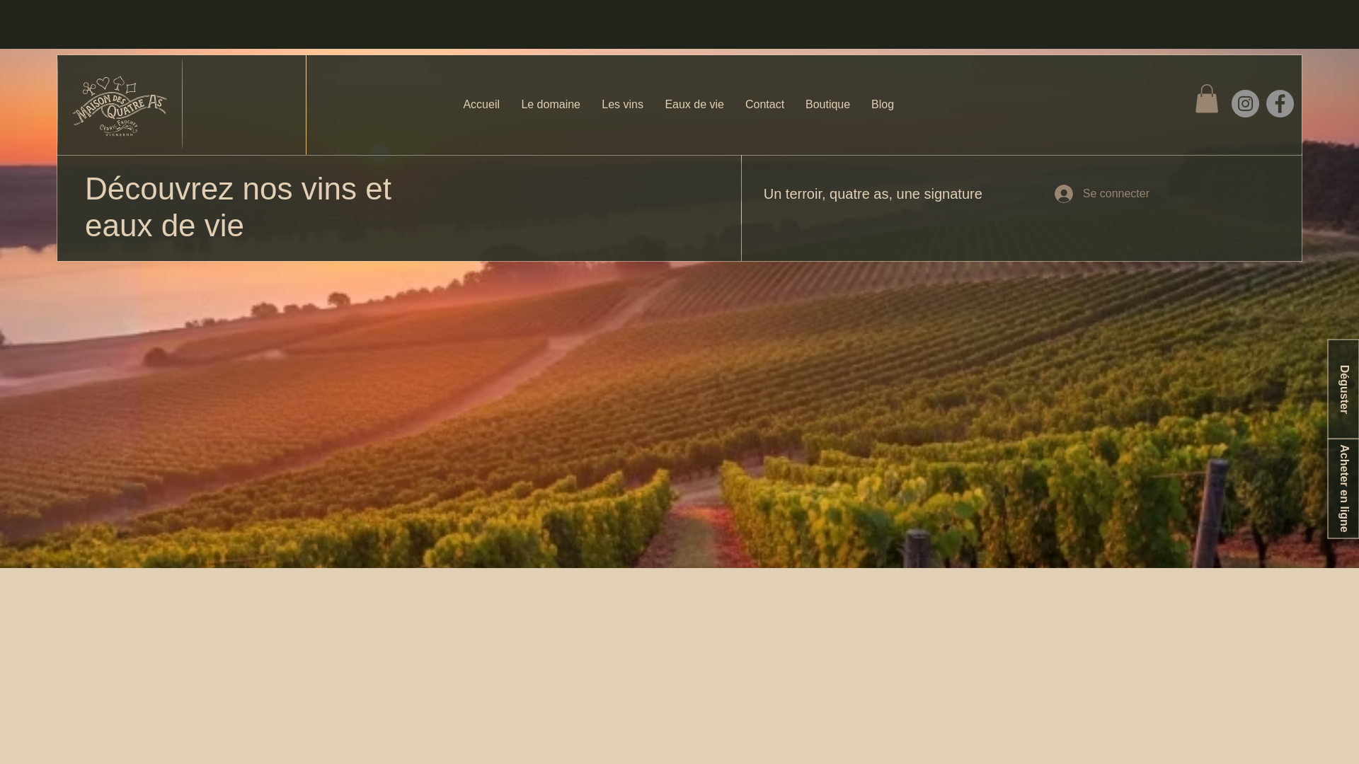 website screenshot of https://maisondes4as.fr