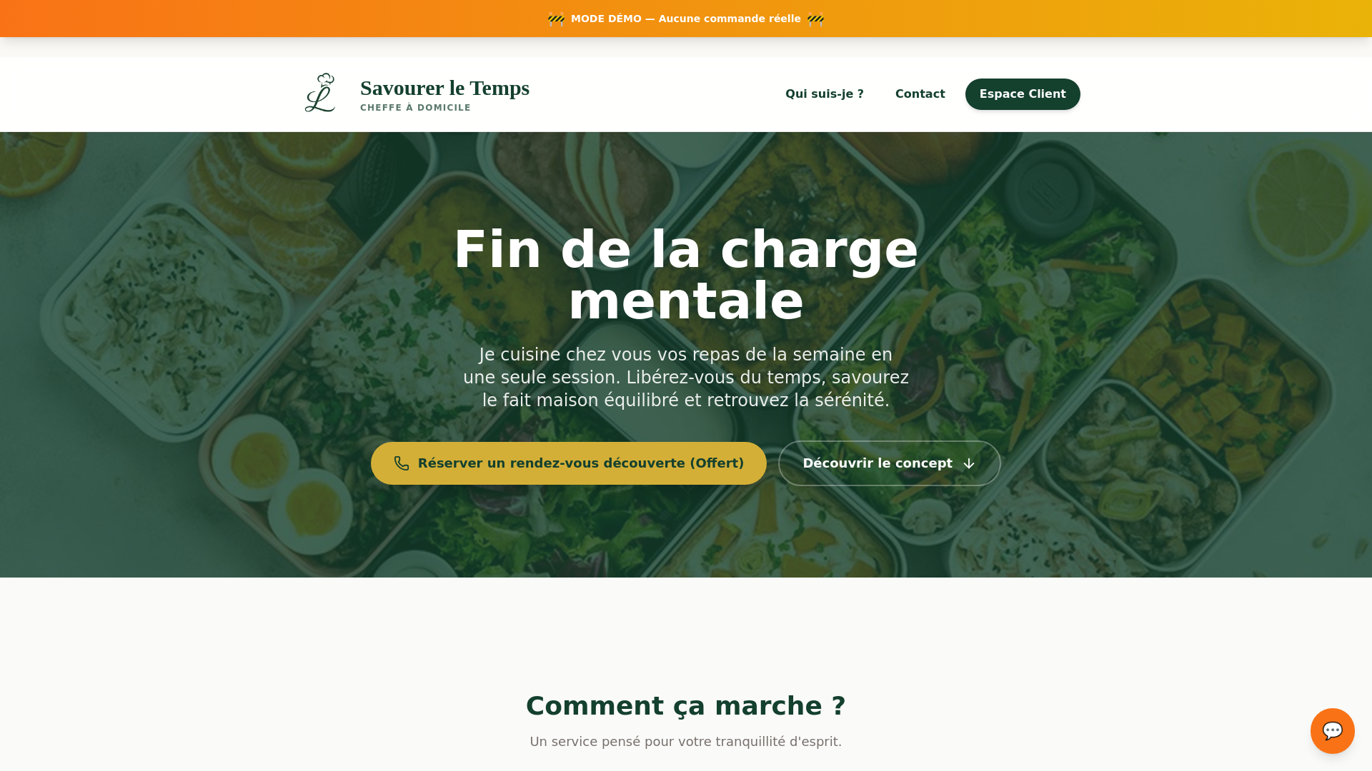 website screenshot of https://savourerletemps.com/