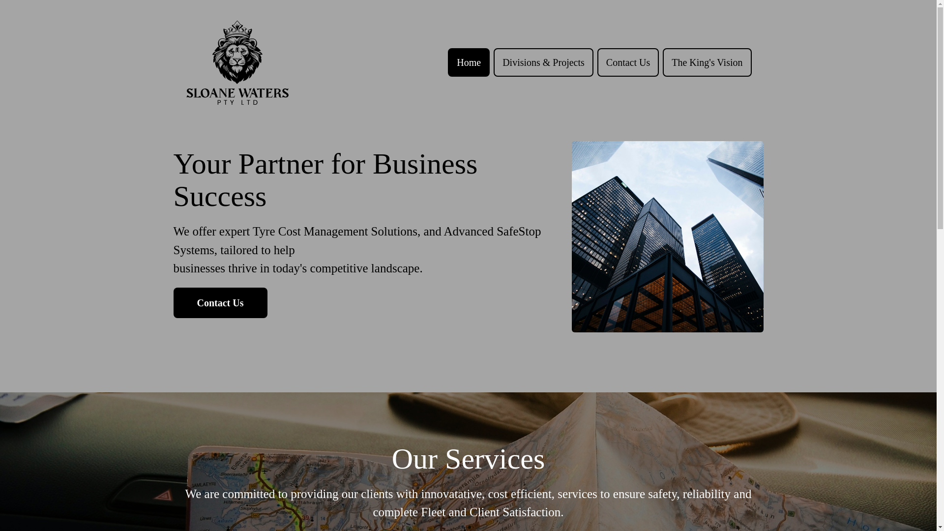 website screenshot of https://sloanewaters.org/
