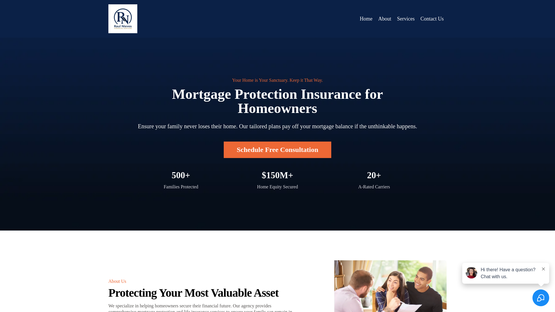 website screenshot of https://growmyhomesafely.com/