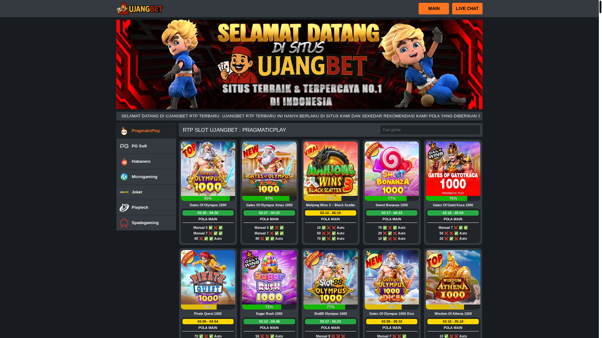 website screenshot of https://rtpujangbet-vvip3.pages.dev/