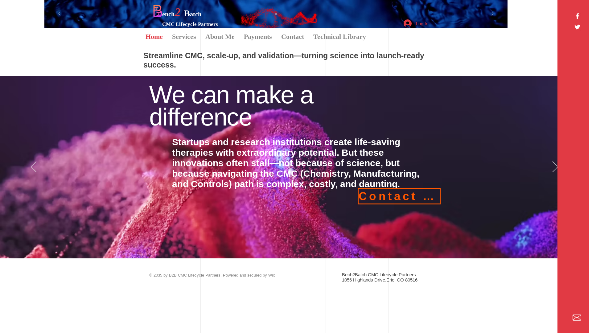website screenshot of https://bench2batch.com/