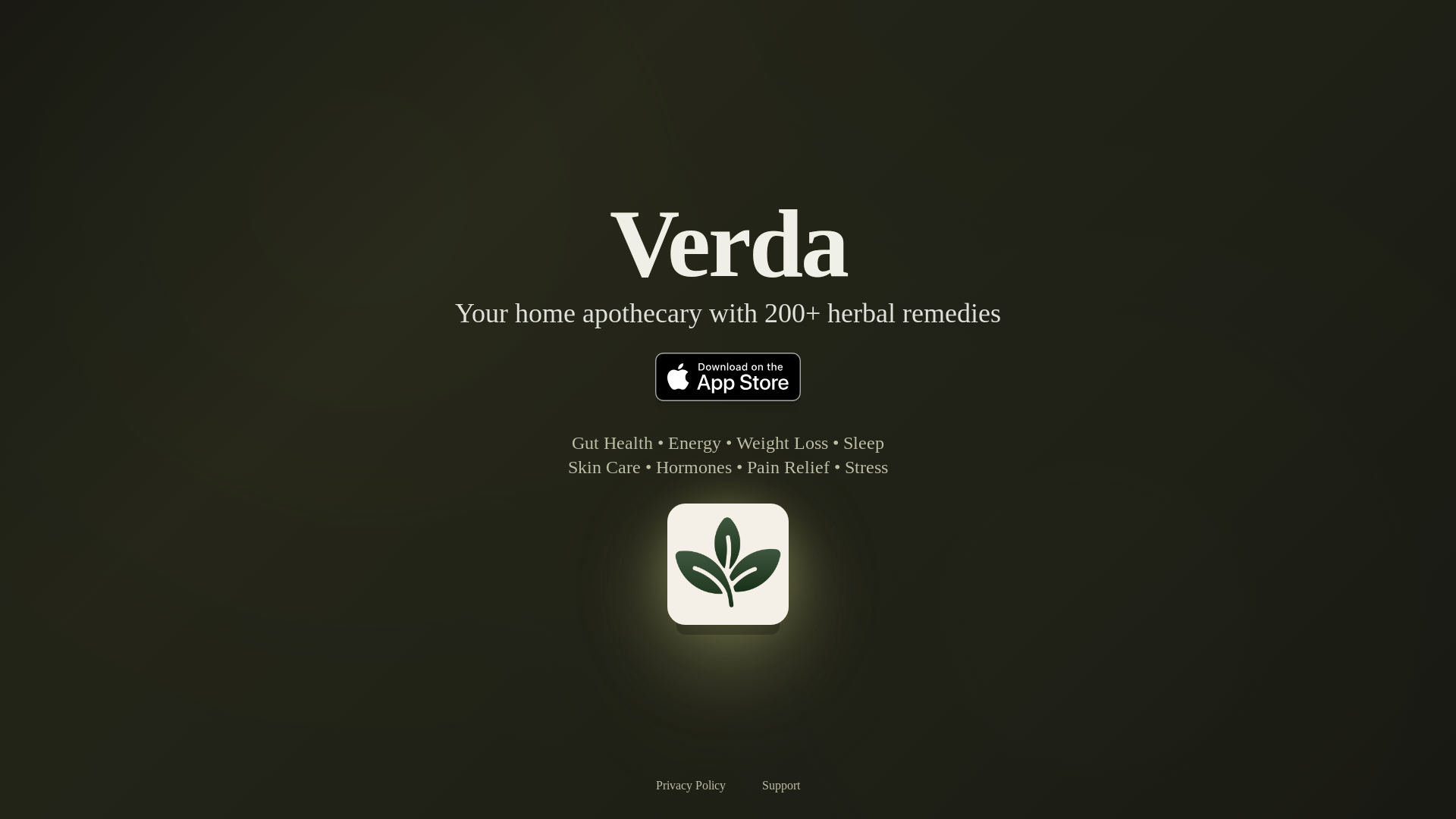 website screenshot of https://verda-health-landing.pages.dev/