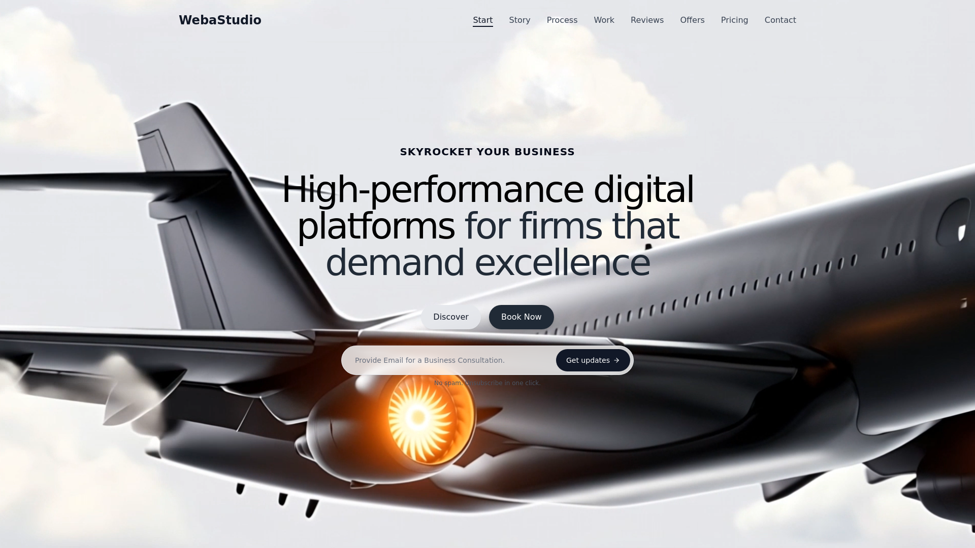 website screenshot of https://webastudio.online/