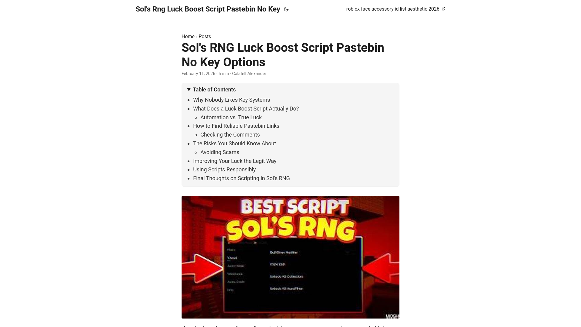 website screenshot of https://sols-rng-luck-boost-script-pastebin-no-key.pages.dev/