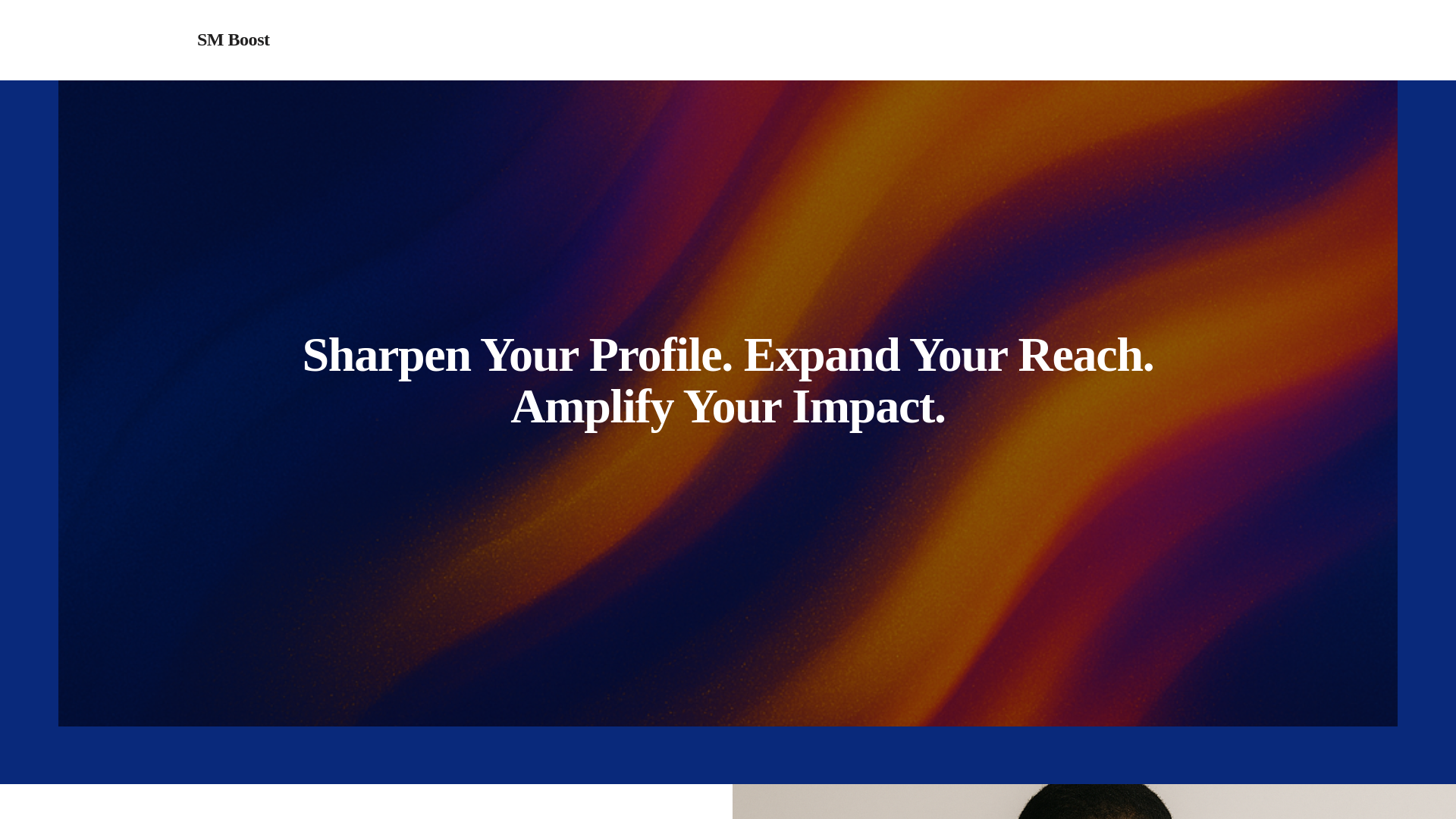 website screenshot of https://smboost.com.au/