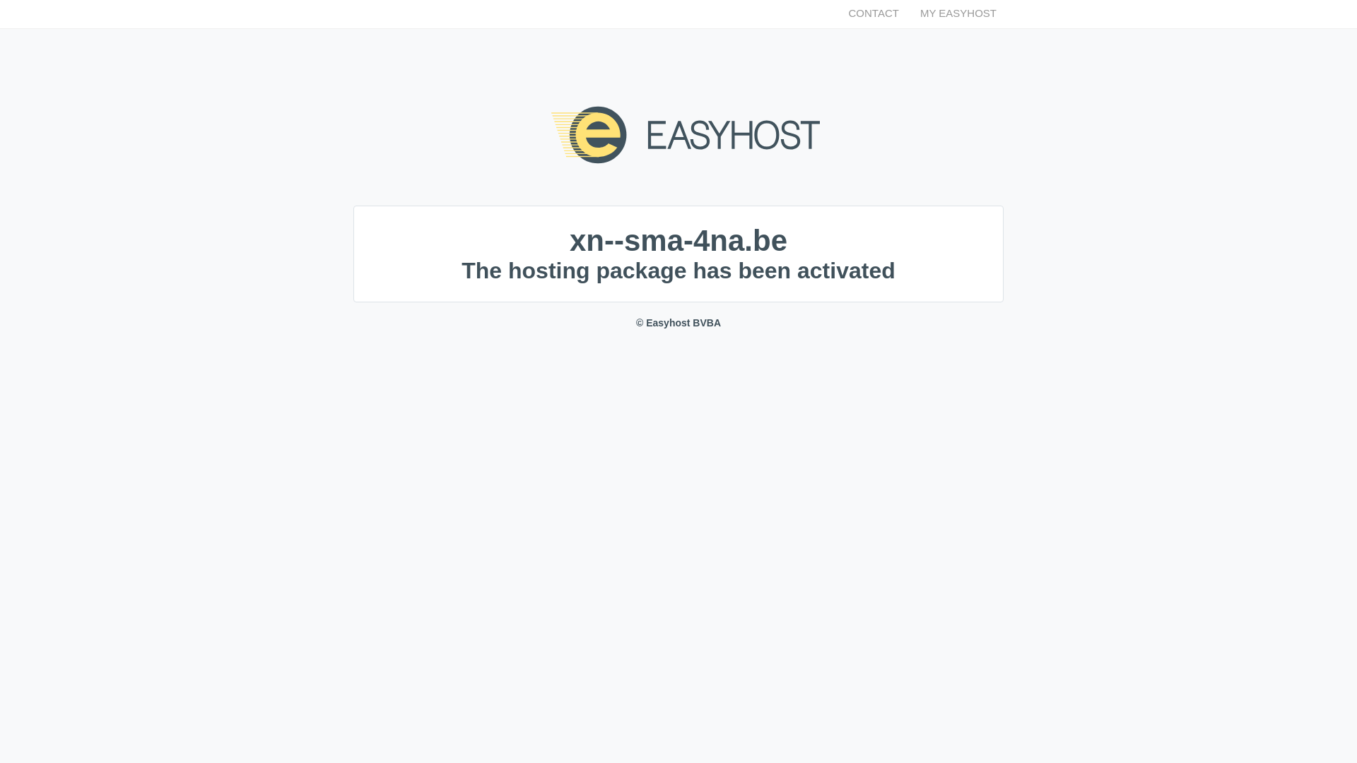 website screenshot of https://xn--sma-4na.be/