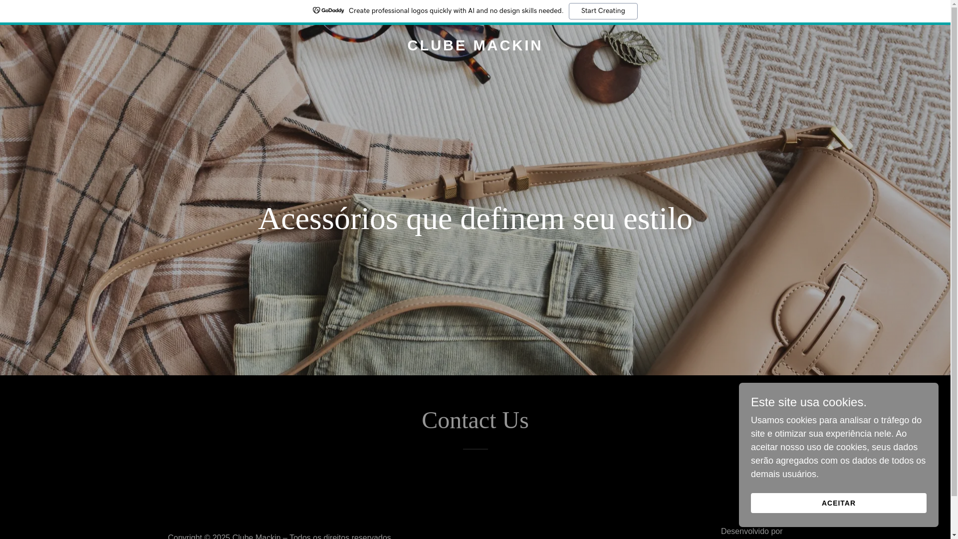 website screenshot of https://clubmackin.com/